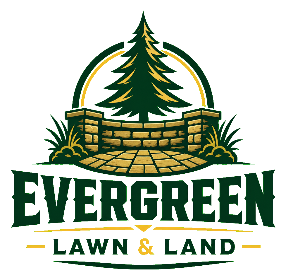 Evergreen Lawn and Land logo
